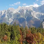 Mountain Peaks With Sauna
